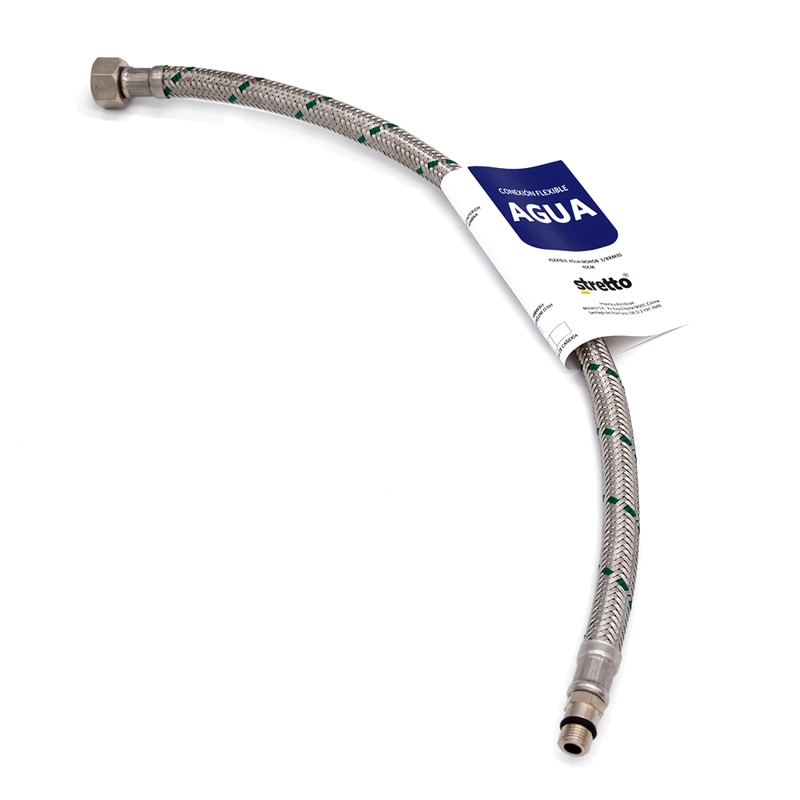 FLEXIBLE PARA AGUA METALICO MONOB HI-HI 3/8XM10 40CM - 1