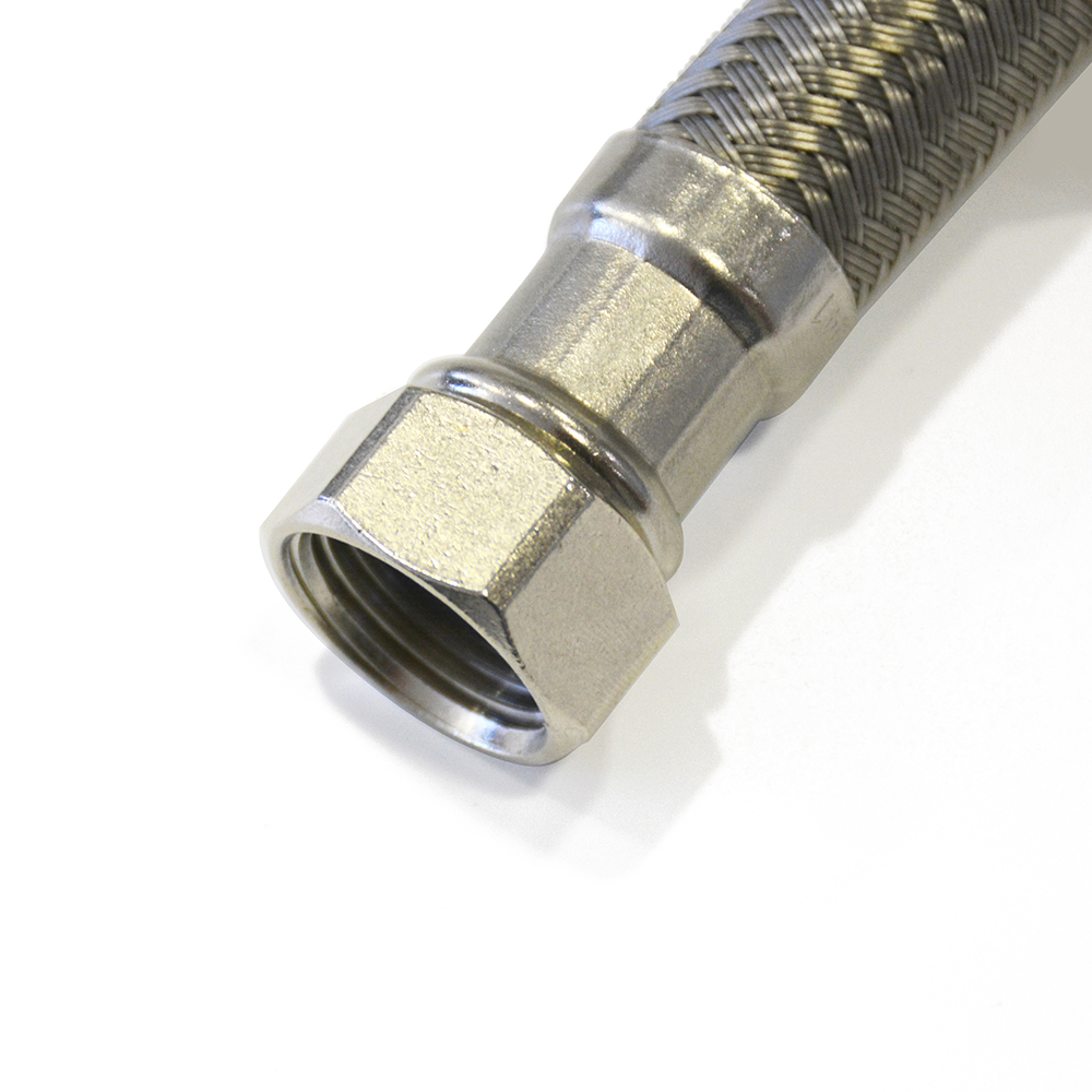 FLEXIBLE PARA AGUA CALEFON HI-HI 1/2' 20CM. - 2