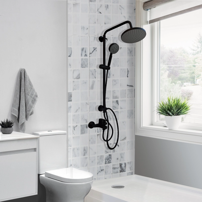 COLUMNA DE DUCHA VENTI NEGRO MATE - 2