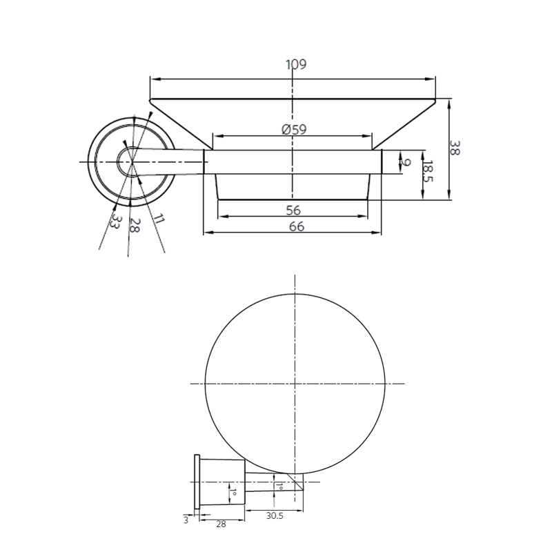 PORTA JABON SL STELLA STRETTO - 2