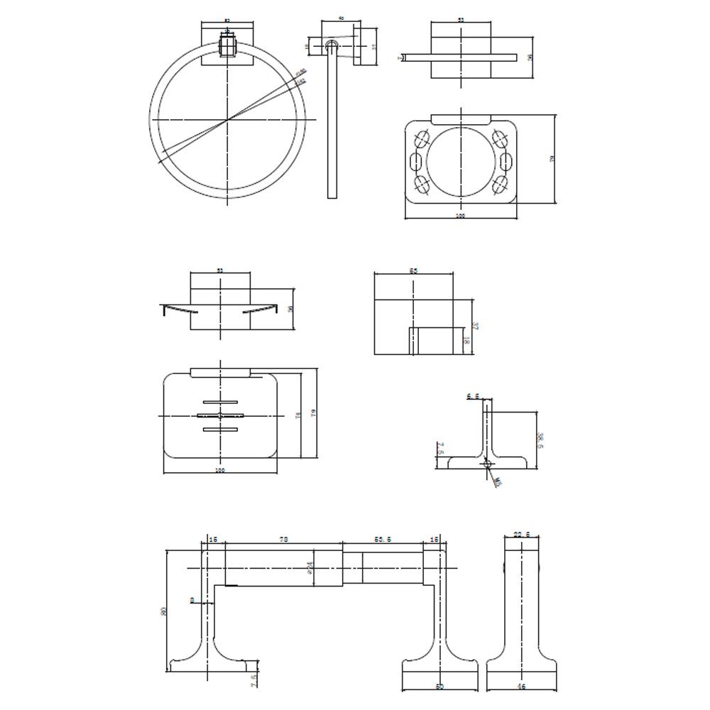 MOSSINI KIT 5 PZAS ACCESORIOS BAÑO - 4