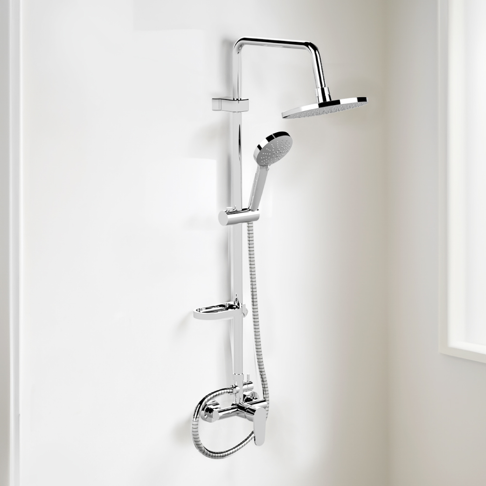 COLUMNA STRETTO STELLA + MONOMANDO DUCHA CROMO - 2