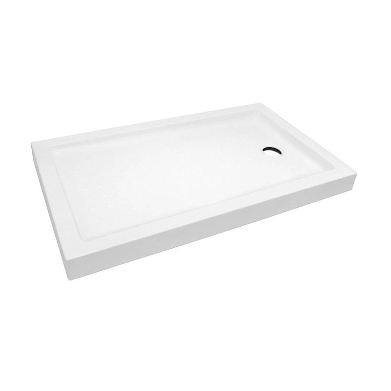RECEPTACULO DE DUCHA CON DESAGUE ZEUS ACRILICO 140X80X15 CM - 1