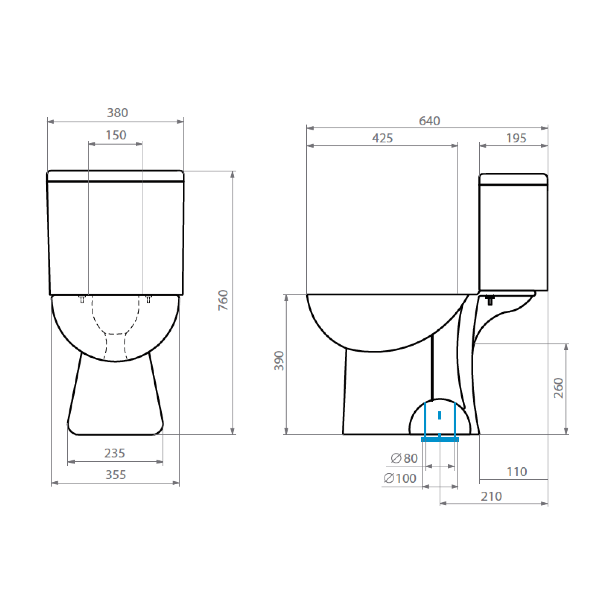SANITARIO WC COMPLETO AURA PLUS - 3