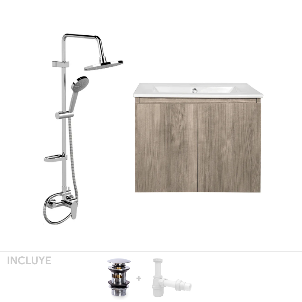 PACK BAÑO GALICIA | MUEBLE + COLUMNA DUCHA - 1