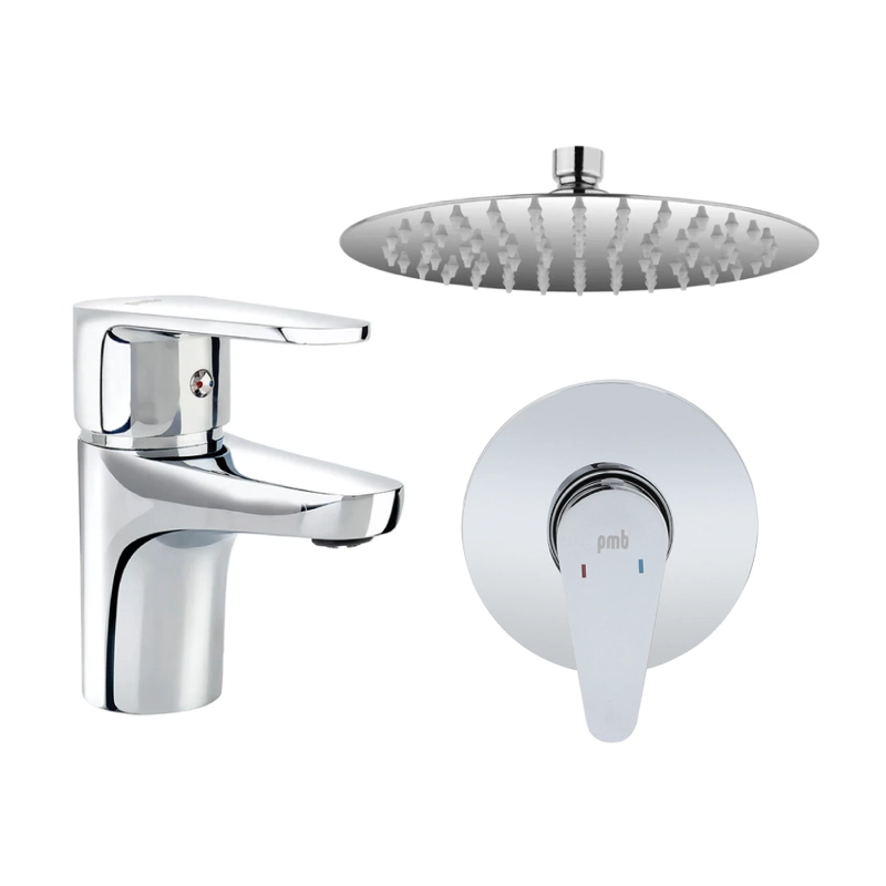 PACK BAÑO VISCAYA | GRIFERIAS + PLATO DE DUCHA - 1
