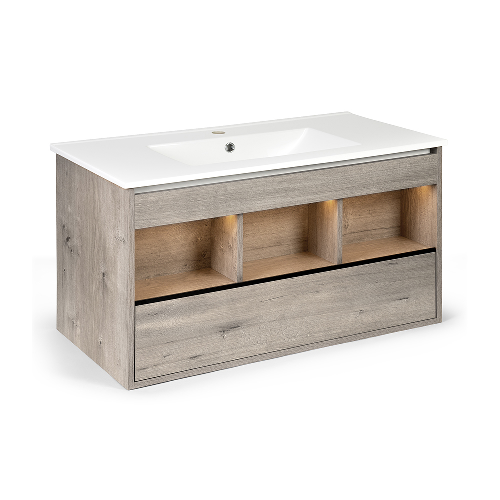 PACK BAÑO ASTURIAS | MUEBLE + GRIFERIAS + ACCESORIOS + SANITARIO WC - 2