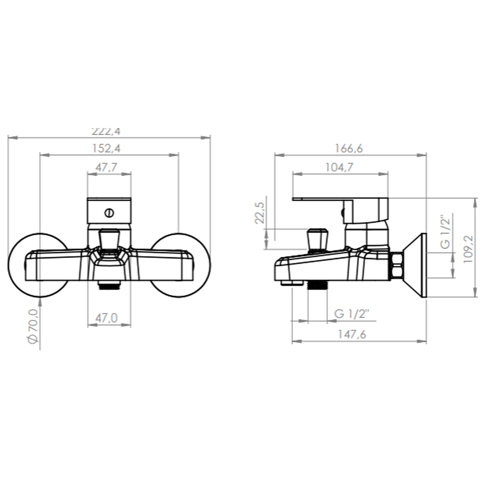 LLAVE GRIFERIA TINA DUCHA LEGGE - 3