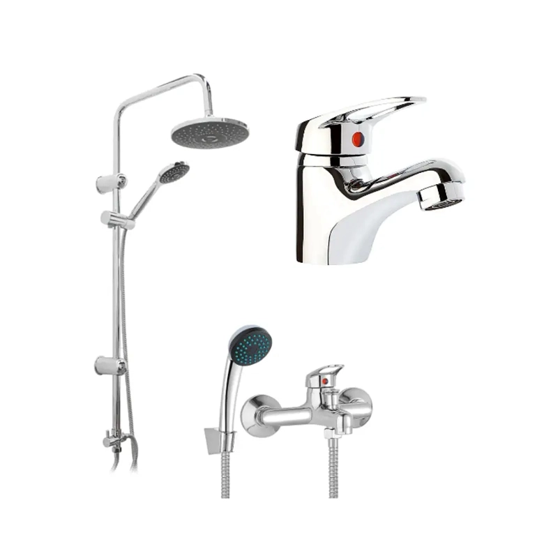 PACK BAÑO VILLAREAL | GRIFERIAS + COLUMNA DUCHA - 1
