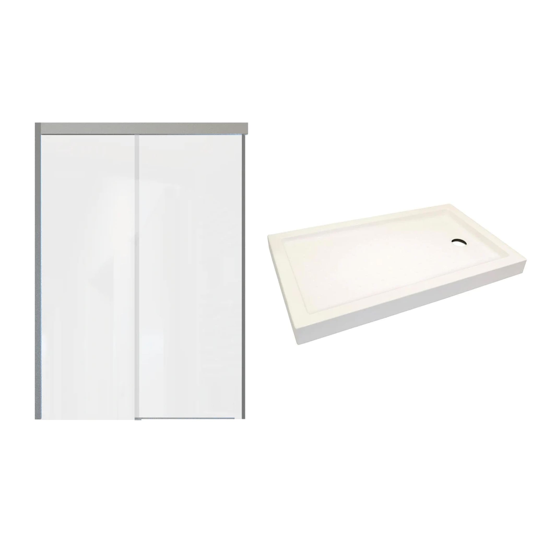 PACK BAÑO GUADALUPE | MAMPARA + RECEPTACULO - 1