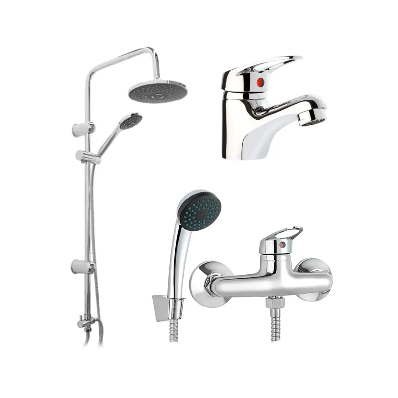 PACK BAÑO CASABLANCA | GRIFERIAS + COLUMNA DUCHA - 1