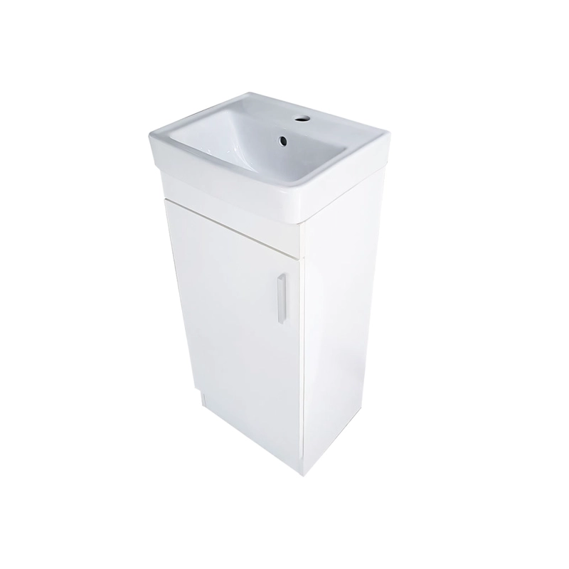 MUEBLE VANITORIO CLAIRE BLANCO + CUBIERTA 40X33X86 CM - 1