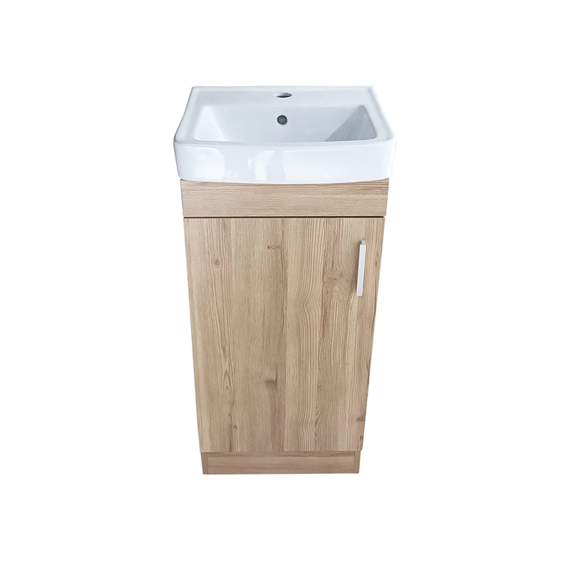MUEBLE VANITORIO CLAIRE RUSTICO + CUBIERTA 40X86X33 CM - 3