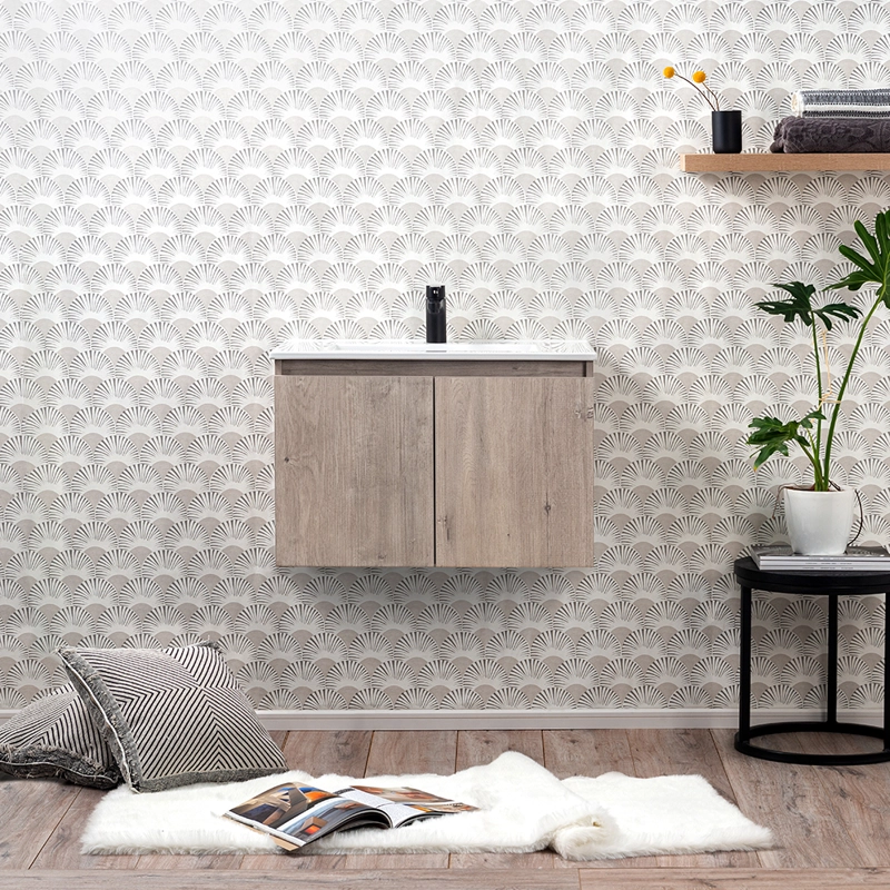 MUEBLE VANITORIO ERMES LENGA + CUBIERTA 60X46X50 CM - 2