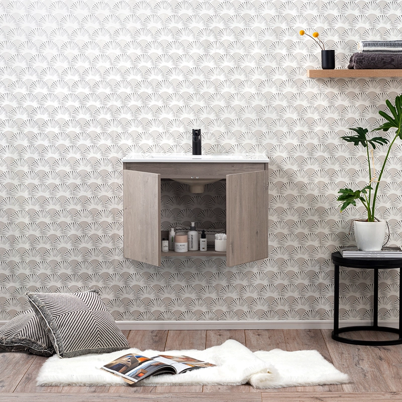 MUEBLE VANITORIO ERMES LENGA + CUBIERTA 60X46X50 CM - 5
