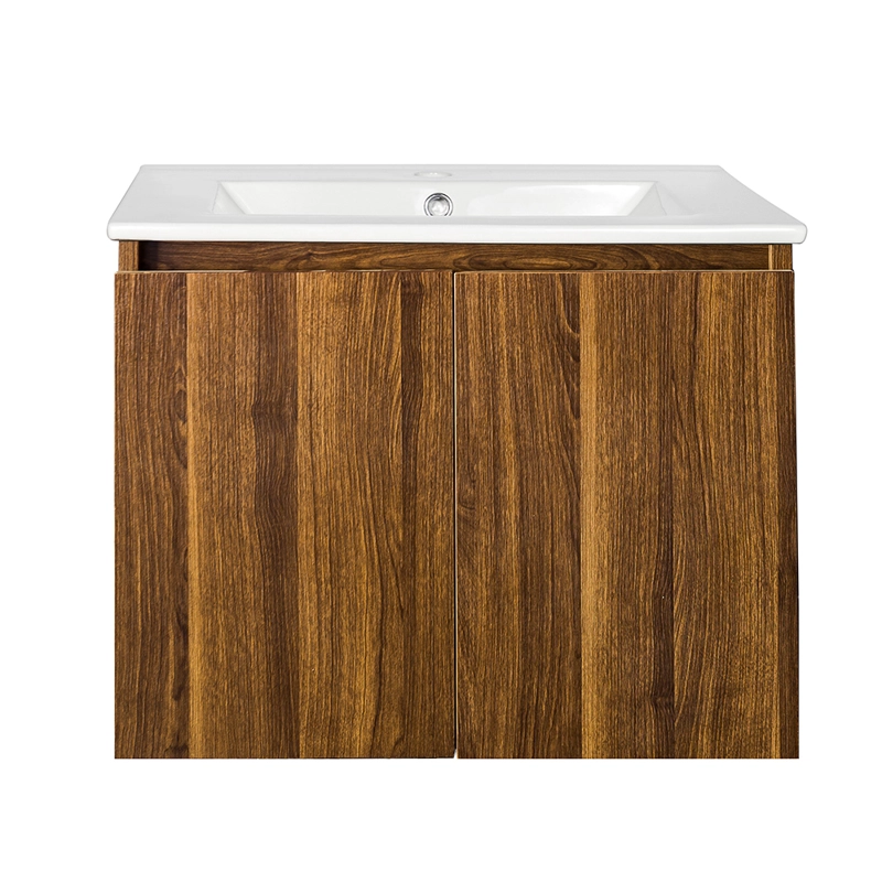 MUEBLE VANITORIO ERMES ROBLE + CUBIERTA 60X46X50 CM - 1