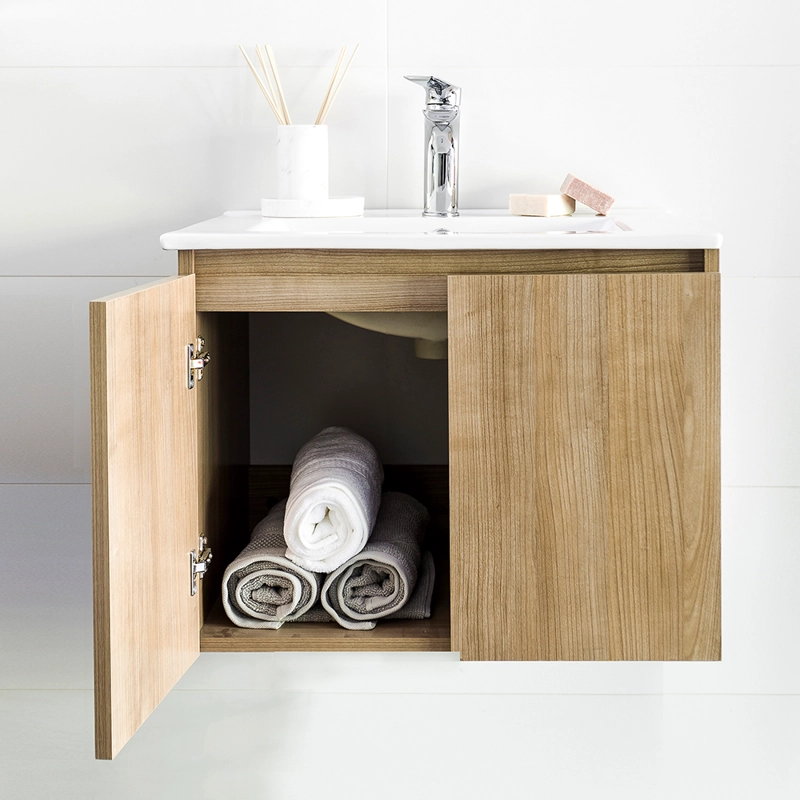 MUEBLE VANITORIO ERMES NOGAL + CUBIERTA 60X46X50 CM - 4