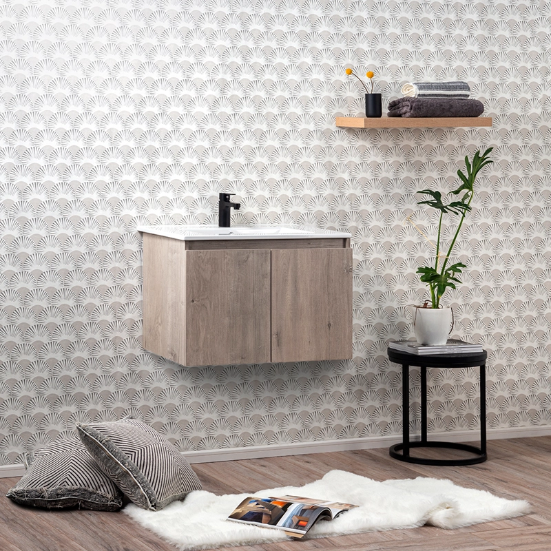 MUEBLE VANITORIO ERMES LENGA + CUBIERTA 70X46X50 CM - 6