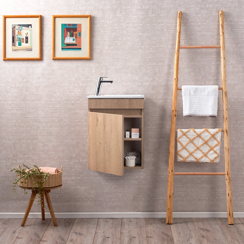 MUEBLE VANITORIO PETIT NOGAL + CUBIERTA 28X46X40 CM - 4