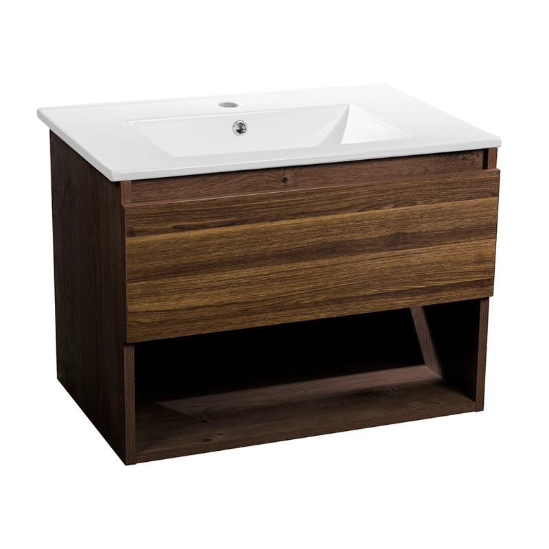 MUEBLE VANITORIO BELLE ROBLE + CUBIERTA 60X46X50 CM - 2