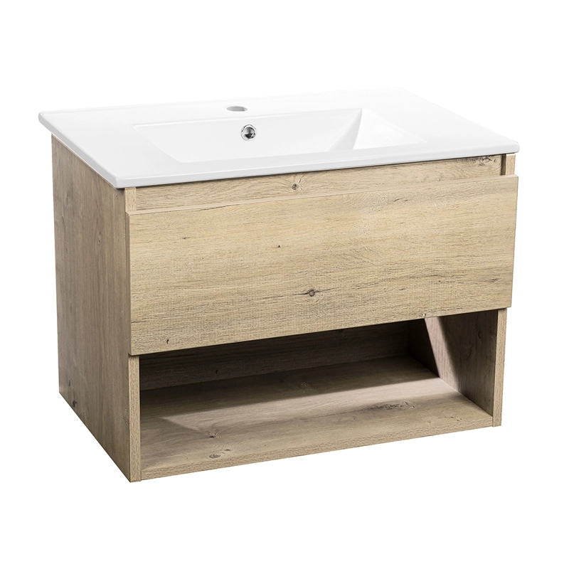MUEBLE VANITORIO BELLE NOGAL + CUBIERTA 60X46X50 CM - 1