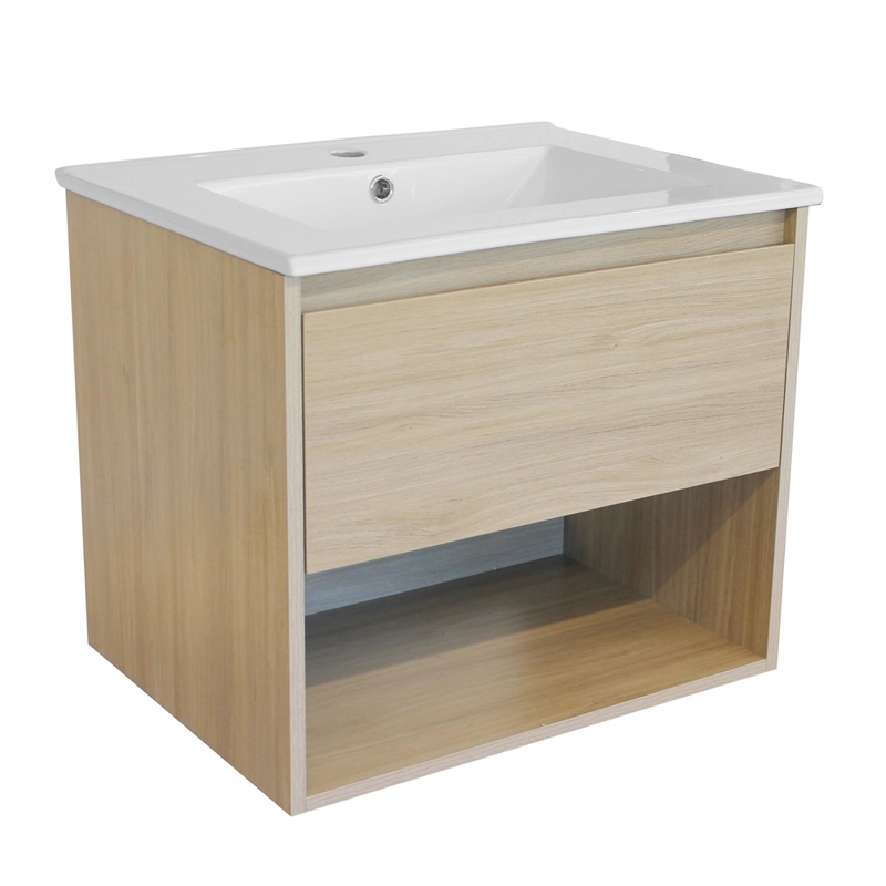 MUEBLE VANITORIO ZOE  ACACIA 90X47X12 CM SIN CUBIERTA - 2