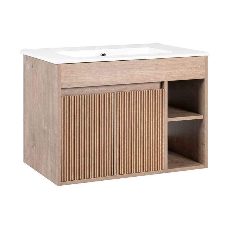 MUEBLE VANITORIO LILLE LENGA TEXTURADO + CUBIERTA 70X46X50 CM - 2