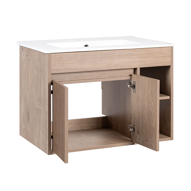 MUEBLE VANITORIO LILLE LENGA TEXTURADO + CUBIERTA 70X46X50 CM - 3