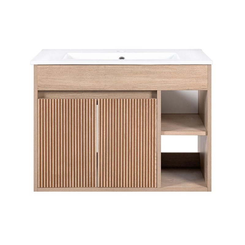 MUEBLE VANITORIO TEXTURADO LILLE LENGA TEXTURADO + CUBIERTA 60X46X50 CM - 2
