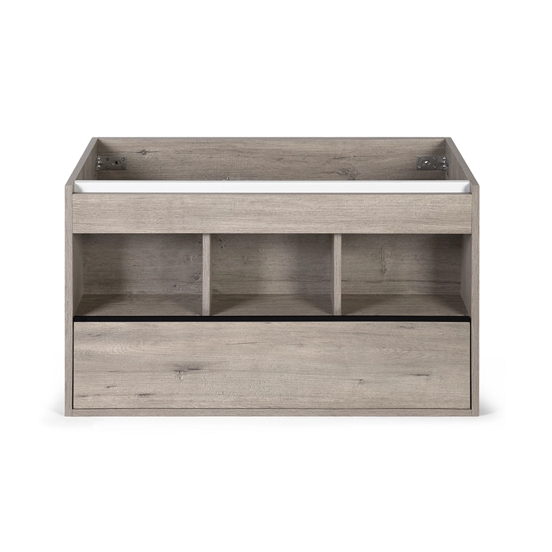MUEBLE VANITORIO E CLAIR 90X46. COLOR DESARMADO LENGA 15X46X90 CM SIN CUBIERTA - 3