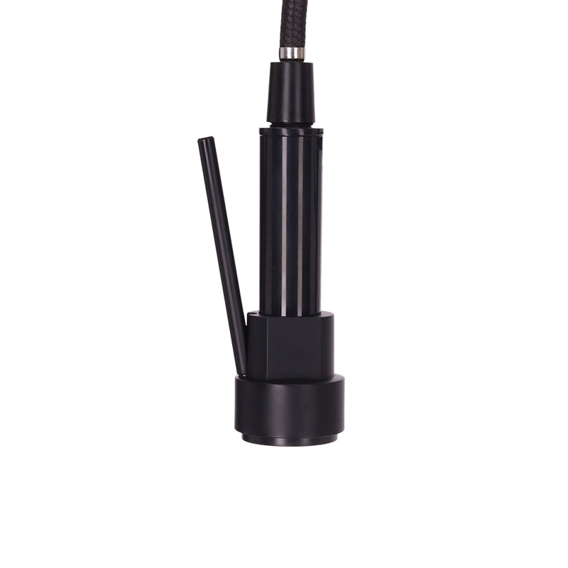 GRIFERIA MONOMANDO LAVAPLATOS EXTRAIBLE BANGOR NEGRO MATE - 5