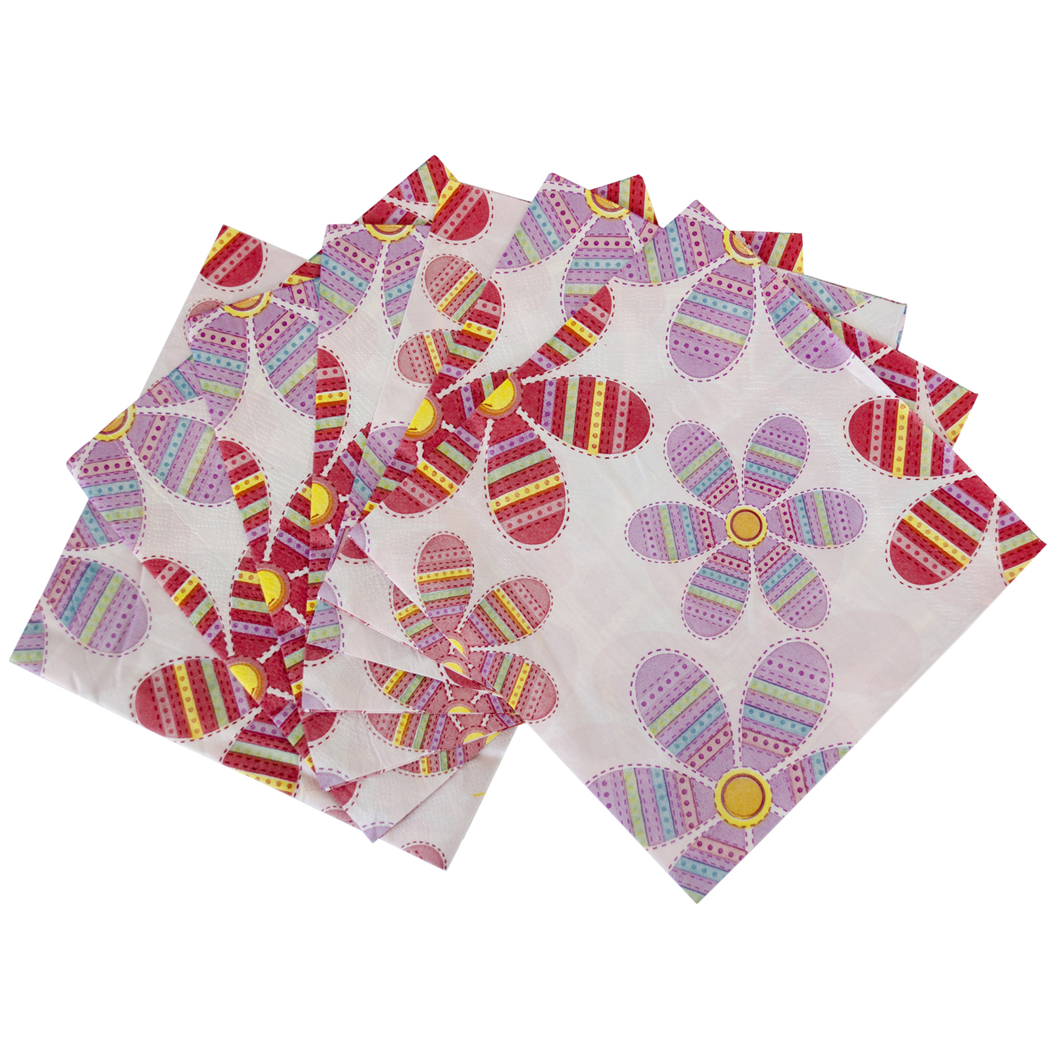PAQUETE DE 20 SERVILLETAS DE PAPEL DISEÑO FLORES
