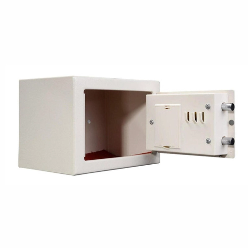 CAJA FUERTE DE ACERO CON TECLADO DIGITAL BLANCO - 2
