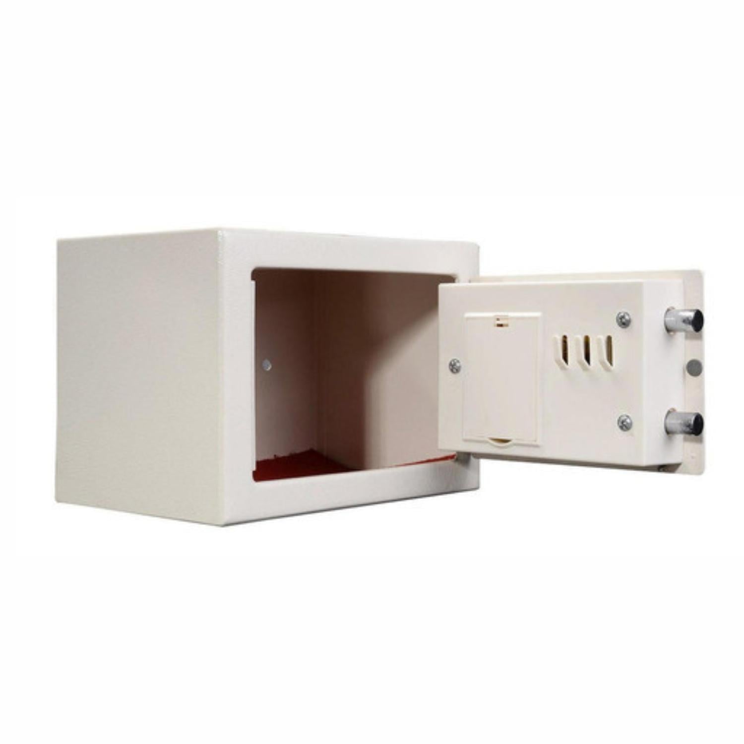 CAJA FUERTE DE ACERO CON TECLADO DIGITAL BLANCO - 2