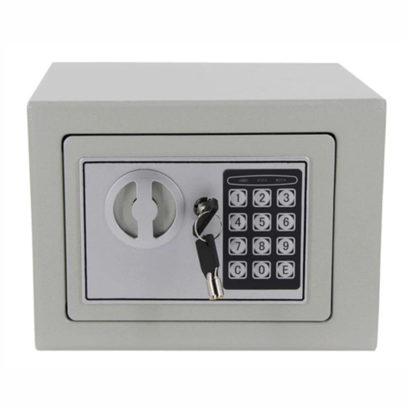 CAJA FUERTE DE ACERO CON TECLADO DIGITAL BLANCO - 3