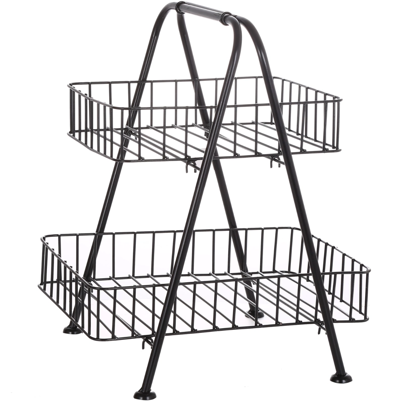ORGANIZADOR MULTIUSO CANASTOS 2 NIVELES METAL - 1