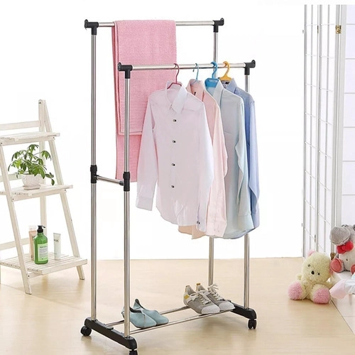 PERCHERO IMPORTADORA USA COLGADOR ROPA DOBLE METÁLICO - 3