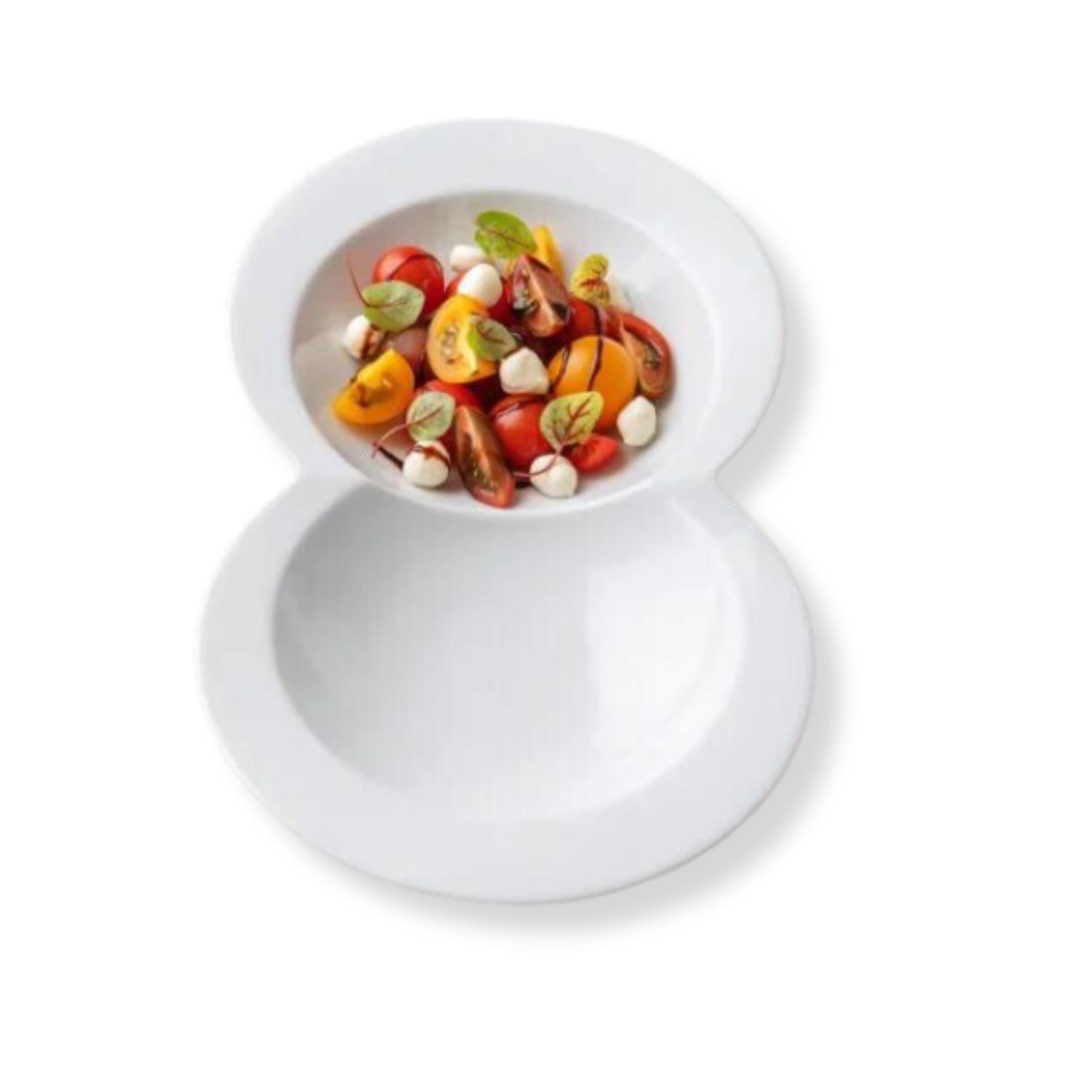BANDEJA DE CERAMICA DOBLE PARA SERVIR - 3