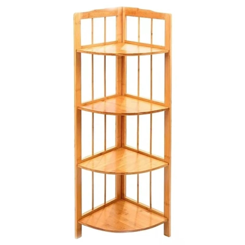 REPISA ESQUINERO DE MADERA 4 NIVELES NATURAL - 2