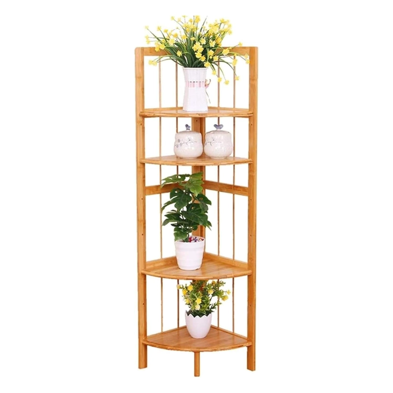 REPISA ESQUINERO DE MADERA 4 NIVELES NATURAL - 4