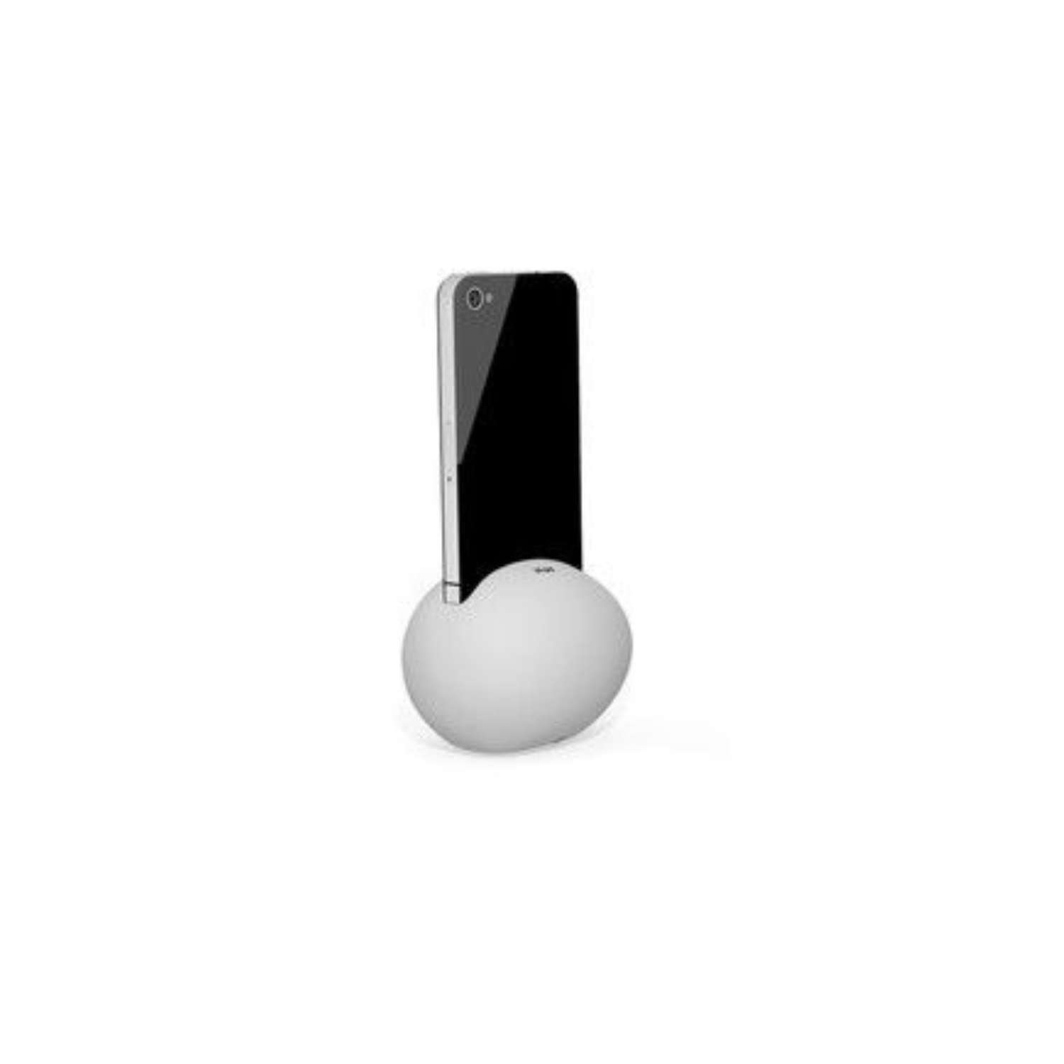 ALTAVOZ IMPORTADORA USA PARLANTE IPHONE SILICONA BLANCO - 4