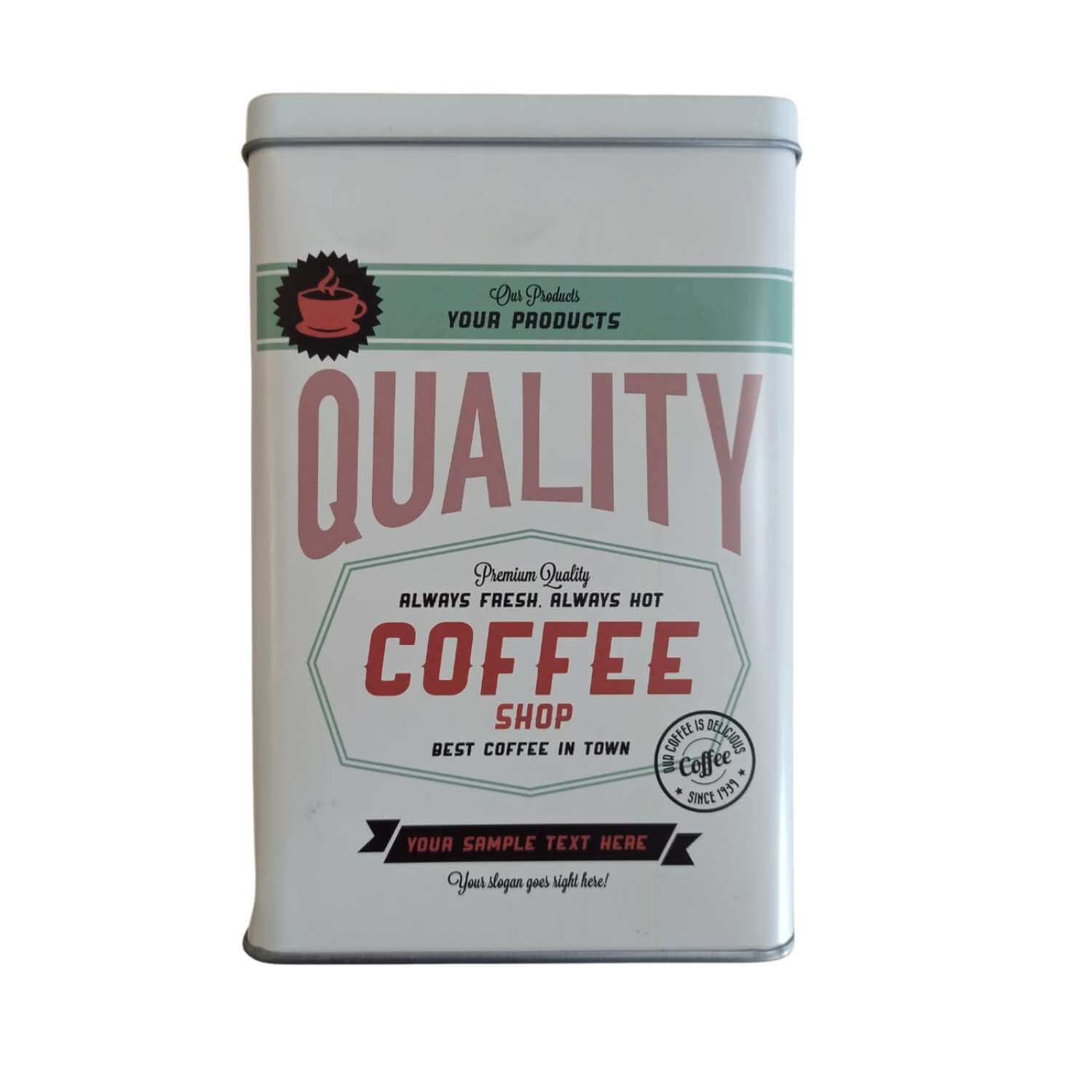 CANISTER METAL COFFE QUALITY - 1