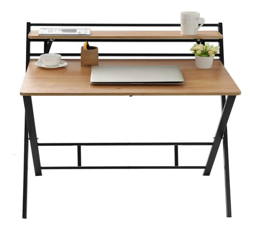 ESCRITORIO PLEGABLE CAFÉ 100X50 CM - 3