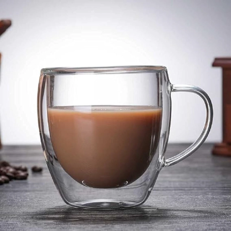 SET 2 MUGS VIDRIO DOBLE PARED 250 ML - 4