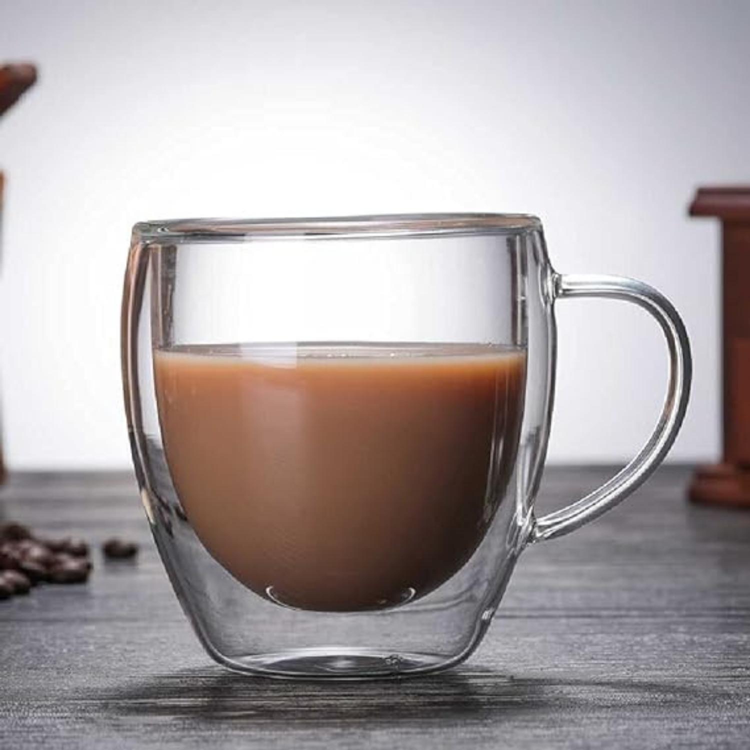 SET 2 MUGS VIDRIO DOBLE PARED 250 ML - 4