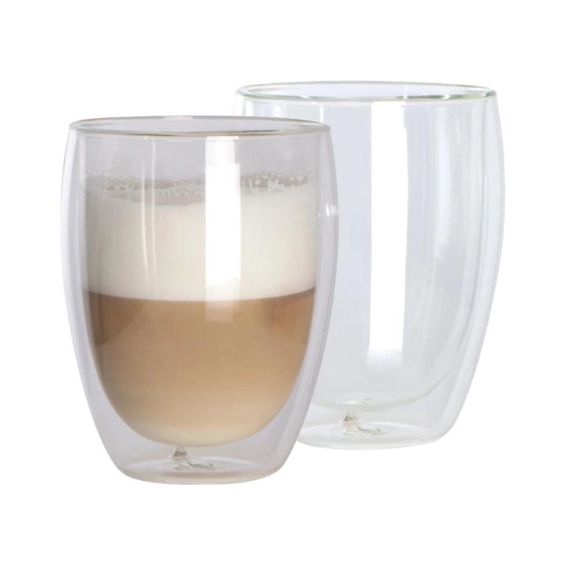 SET 2 VASOS DE CAFE VIDRIO DOBLE PARED 400 MLO - 3