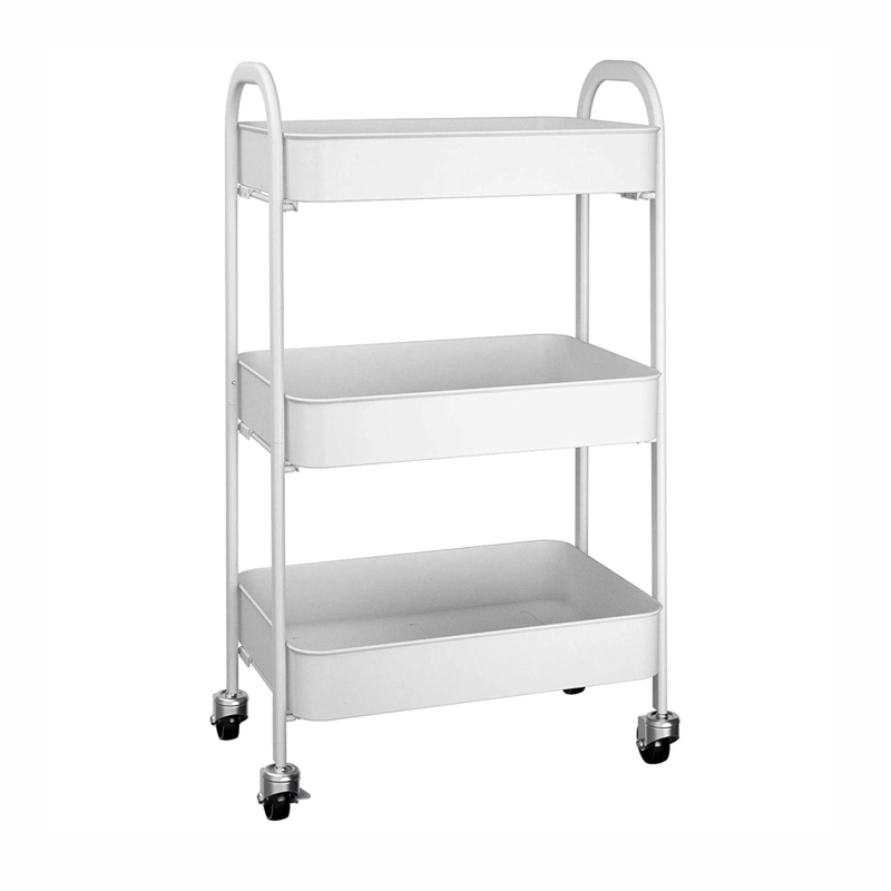 ORGANIZADOR REPISA DE 3 NIVELES RODANTE DE METAL - 1