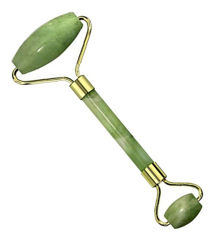 RODILLO MASAJEADOR FACIAL IMPORTADORA USA Y PIEDRA DE JADE 100% NATURAL - 2