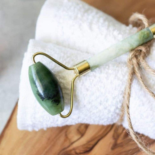 RODILLO MASAJEADOR FACIAL IMPORTADORA USA Y PIEDRA DE JADE 100% NATURAL - 6
