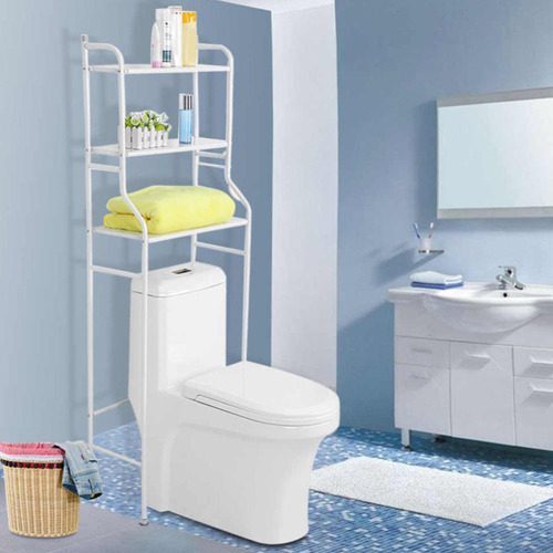 ESTANTE ORGANIZADOR IMPORTADORA USA BAÑO METAL 3 NIVELES 153X48X25 CM - 4
